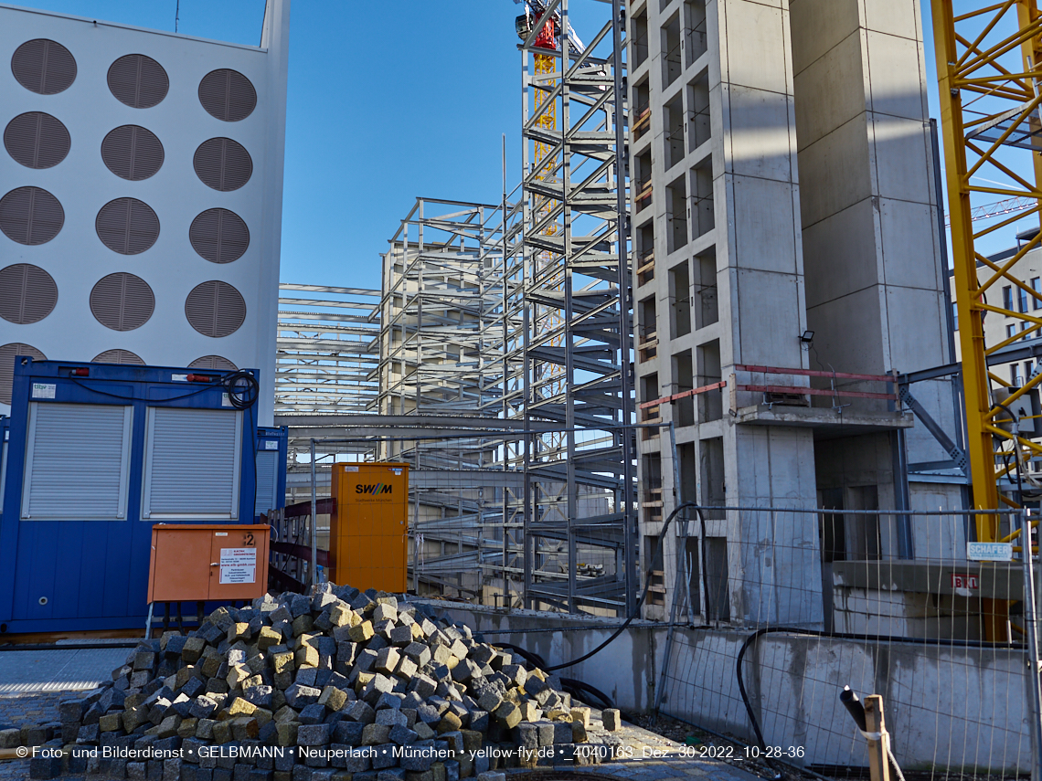 30.12.2022 - Baustelle R.EVO in Neuperlach-Süd